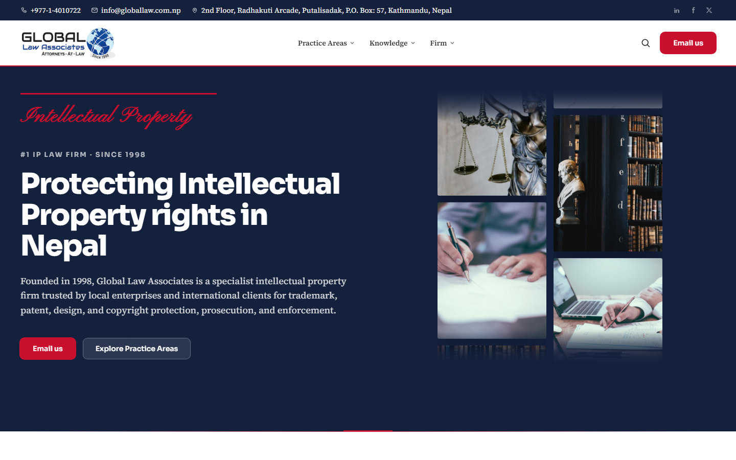 Global Law Associates website